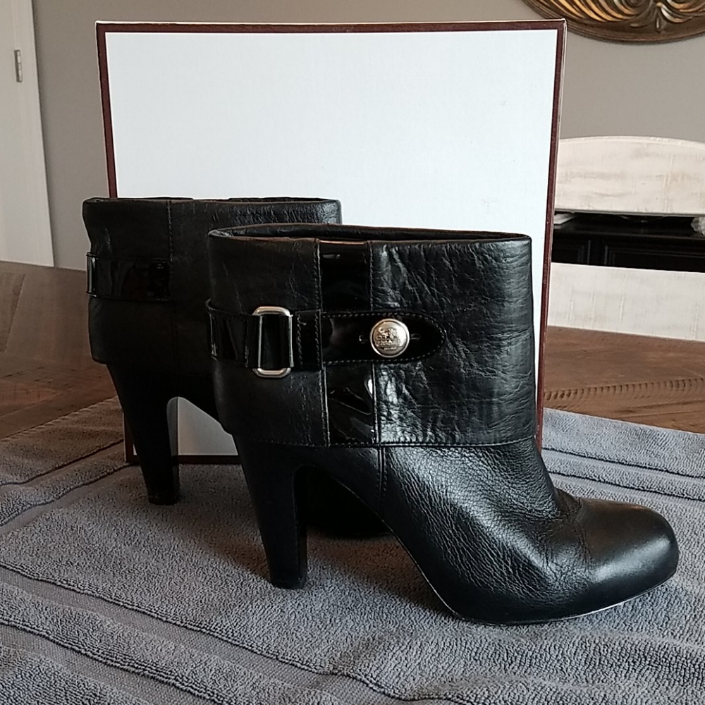 COACH Leather Booties